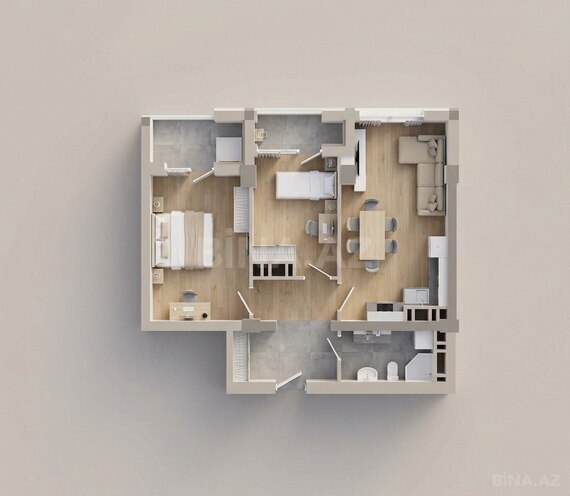 Satılır 2 otaqlı yeni tikili 81 m², Yeni Yasamal q., photo 12 from 13
