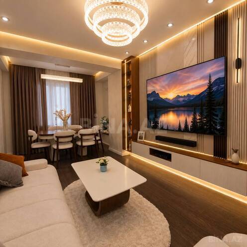 İcarəyə verilir 2 otaqlı yeni tikili 93 m², Elmlər Akademiyası m., photo 3 from 11