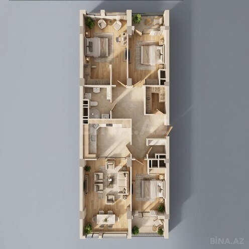 Satılır 4 otaqlı yeni tikili 146 m², Yeni Yasamal q., photo 12 from 13