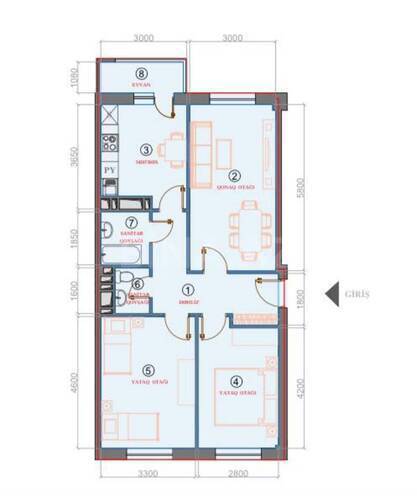 Satılır 3 otaqlı yeni tikili 85 m², Yeni Yasamal q., photo 9 from 14