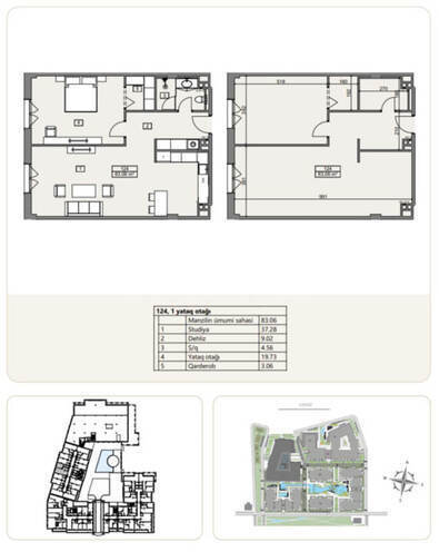 Satılır 2 otaqlı yeni tikili 83 m², Sea Breeze q., photo 9 from 10