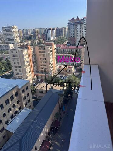 Сдаётся 2-комн. новостройка 70 м², м. Кара Караев, photo 23 from 24