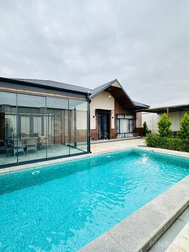 İcarəyə verilir 4 otaqlı həyət evi/bağ evi 130 m², Buzovna q., photo 1 from 23
