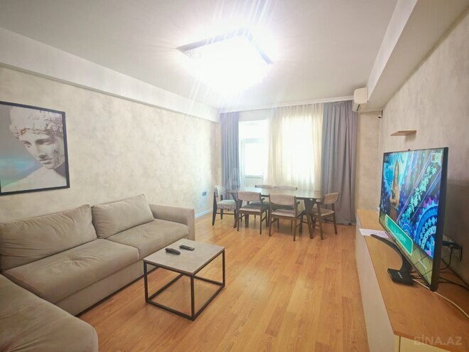 İcarəyə verilir 2 otaqlı yeni tikili 80 m², İnşaatçılar m., photo 1 from 14