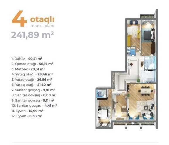 Продаётся 4-комн. новостройка 242 м², м. 28 мая, photo 3 from 29