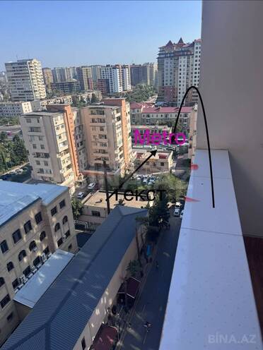 İcarəyə verilir 2 otaqlı yeni tikili 70 m², Qara Qarayev m., photo 26 from 27