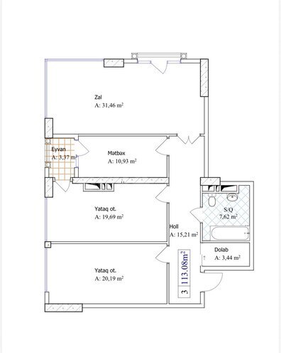 Продаётся 3-комн. новостройка 113 м², м. 28 мая, photo 3 from 14