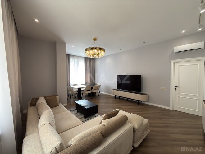 İcarəyə verilir 3 otaqlı yeni tikili 125 m², Nizami m., photo 3 from 26