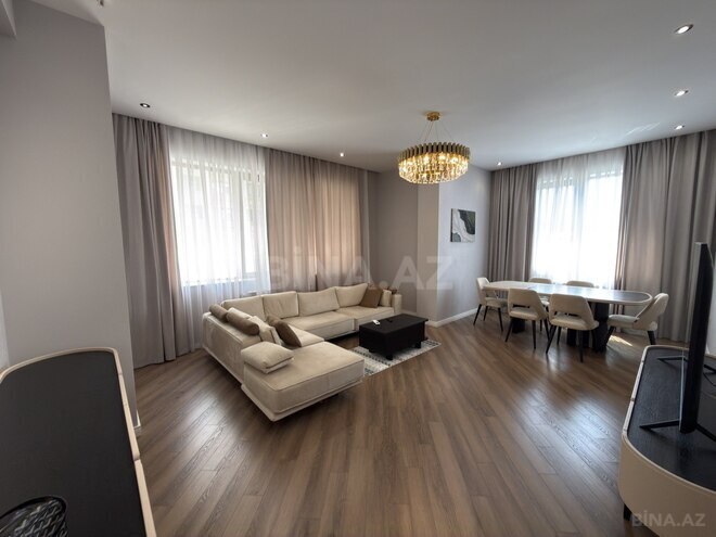 İcarəyə verilir 3 otaqlı yeni tikili 125 m², Nizami m., photo 4 from 26