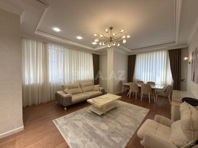 İcarəyə verilir 3 otaqlı yeni tikili 110 m², Nizami m., photo 1 from 26