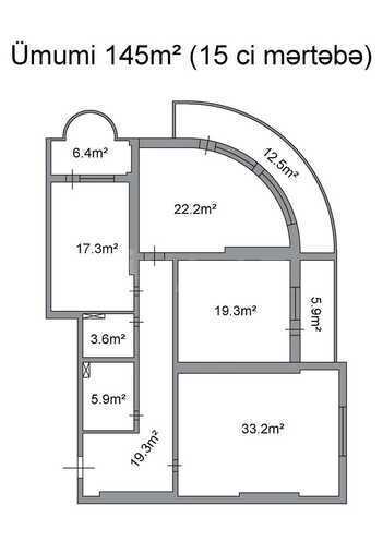 Satılır 3 otaqlı yeni tikili 145 m², Əhmədli m., photo 21 from 22