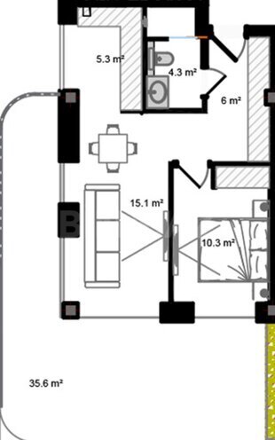 Продаётся 2-комн. новостройка 90.2 м², пос. Нардаран, photo 7 from 8