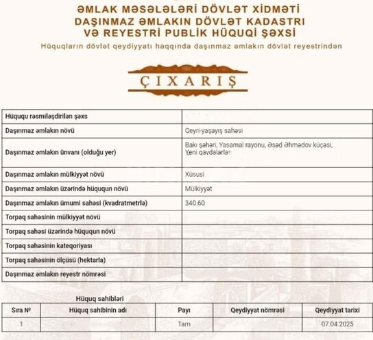 Продаётся  объект 350 м², м. Иншаатчылар, photo 4 from 25