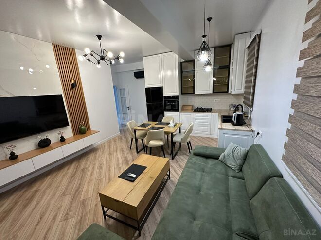 İcarəyə verilir 2 otaqlı yeni tikili 65 m², Nizami m., photo 1 from 8