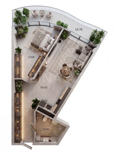Satılır 2 otaqlı yeni tikili 98 m², Nardaran q., photo 4 from 21