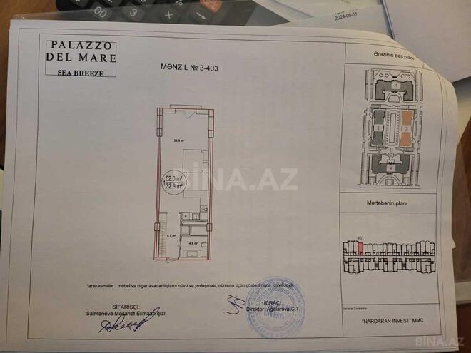 Satılır 2 otaqlı yeni tikili 52 m², Nardaran q., photo 4 from 7