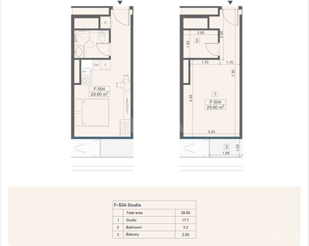 Продаётся 1-комн. новостройка 29.6 м², пос. Sea Breeze, photo 4 from 11