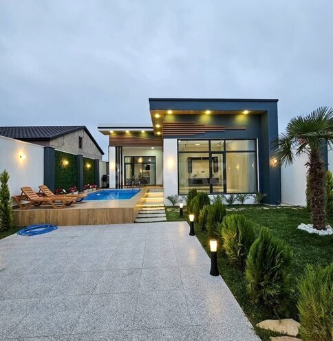 İcarəyə verilir 4 otaqlı həyət evi/bağ evi 170 m², Mərdəkan q., photo 1 from 27
