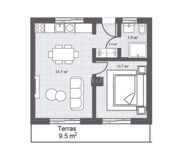Satılır 2 otaqlı yeni tikili 63.9 m², Nardaran q., photo 9 from 10