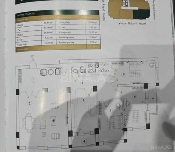 Satılır 4 otaqlı yeni tikili 180 m², Nəriman Nərimanov m., photo 21 from 24