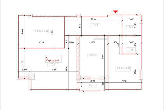 Satılır 3 otaqlı yeni tikili 96 m², Yasamal q., photo 12 from 13