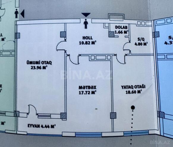Satılır 2 otaqlı yeni tikili 82 m², Həzi Aslanov m., photo 3 from 13