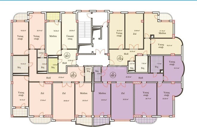 Satılır 4 otaqlı yeni tikili 203 m², Elmlər Akademiyası m., photo 13 from 28
