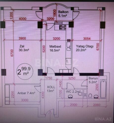 Satılır 3 otaqlı yeni tikili 100 m², 28 May m., photo 27 from 28