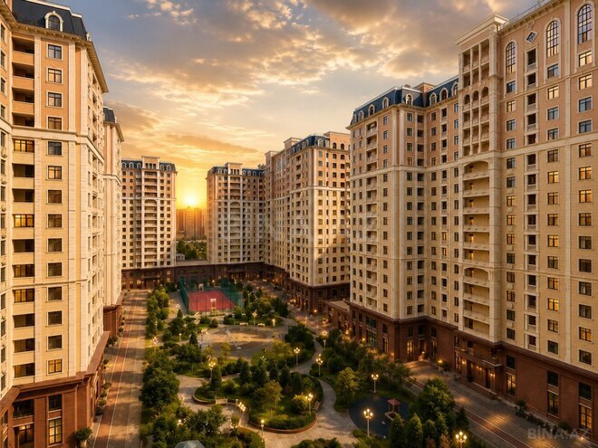 Сдаётся 3-комн. новостройка 118 м², м. Элмляр Академиясы, photo 1 from 16