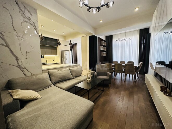 İcarəyə verilir 3 otaqlı yeni tikili 135 m², Nizami m., photo 1 from 30