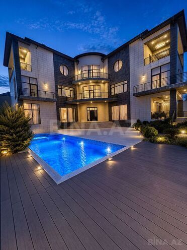 İcarəyə verilir 8 otaqlı həyət evi/bağ evi 600 m², Badamdar q., photo 1 from 27
