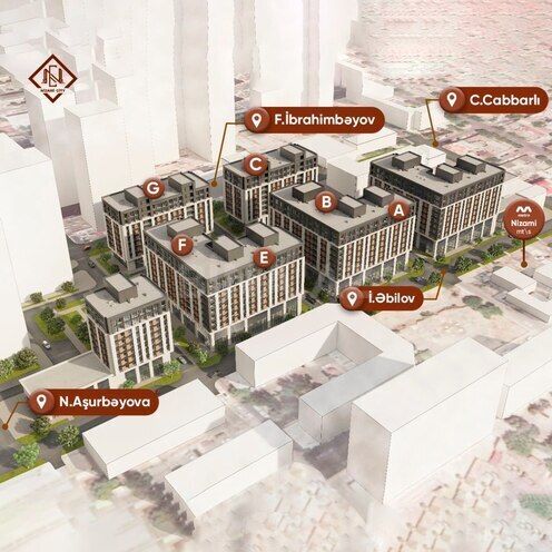 Жилой комплекс от застройщика Nizami City5555, photo 6 from 7