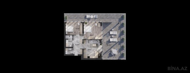 Satılır 3 otaqlı yeni tikili 198.2 m², Sea Breeze q., photo 7 from 8
