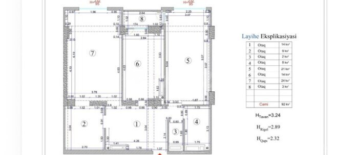 Satılır 2 otaqlı yeni tikili 94 m², Nəsimi r., photo 9 from 11