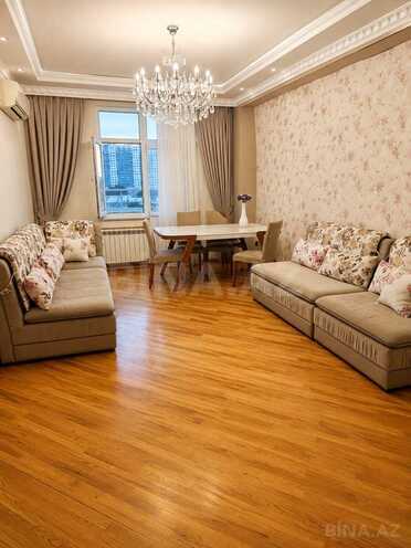İcarəyə verilir 3 otaqlı yeni tikili 120 m², Memar Əcəmi m., photo 3 from 18