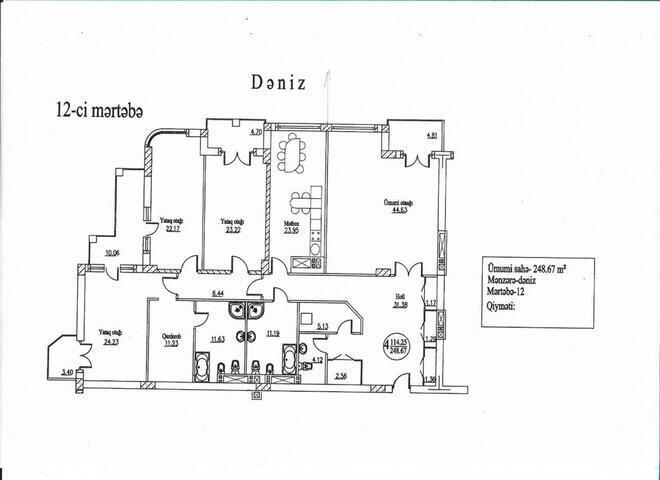 Satılır 4 otaqlı yeni tikili 250 m², 28 May m., photo 7 from 12