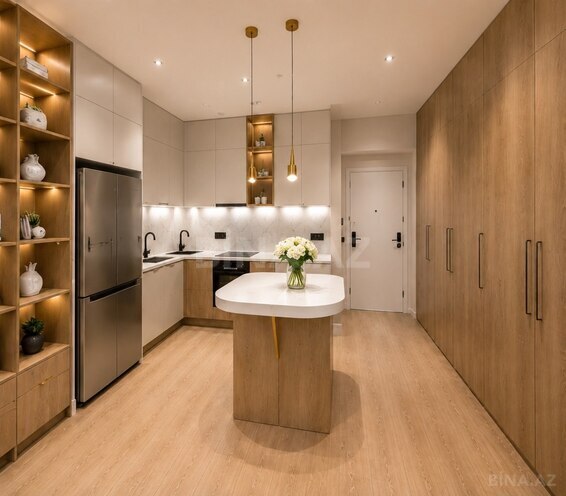 İcarəyə verilir 2 otaqlı yeni tikili 55 m², Elmlər Akademiyası m., photo 6 from 8