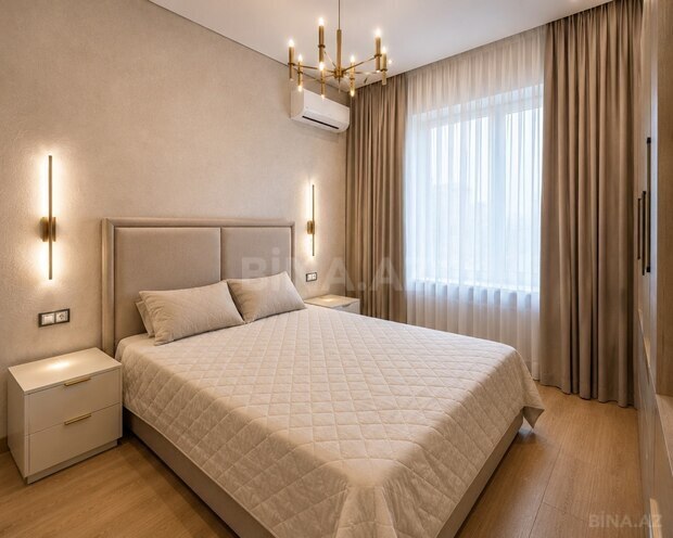 İcarəyə verilir 2 otaqlı yeni tikili 55 m², Elmlər Akademiyası m., photo 7 from 8
