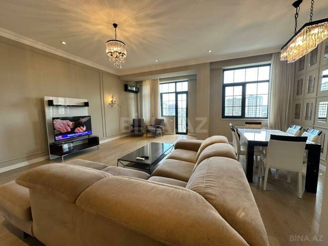 Сдаётся 3-комн. новостройка 160 м², м. Элмляр Академиясы, photo 1 from 26
