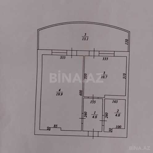 Продаётся 2-комн. новостройка 60 м², м. Кара Караев, photo 16 from 17