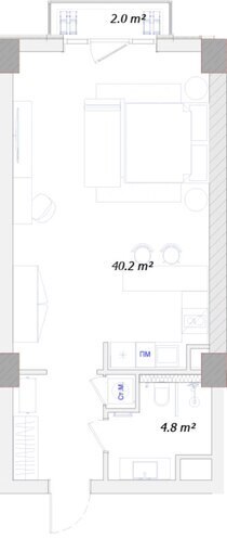 Satılır 1 otaqlı yeni tikili 58.1 m², Nardaran q., photo 20 from 21