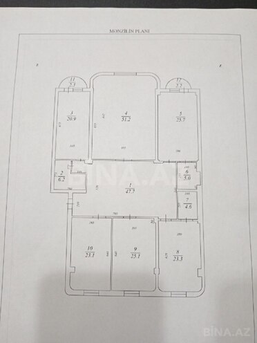 Satılır 5 otaqlı yeni tikili 245 m², Nərimanov r., photo 7 from 8
