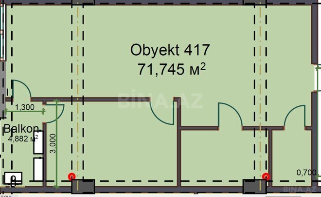 Продаётся  объект 72 м², м. Низами, photo 10 from 11