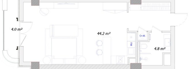 Satılır 1 otaqlı yeni tikili 63.2 m², Nardaran q., photo 20 from 21