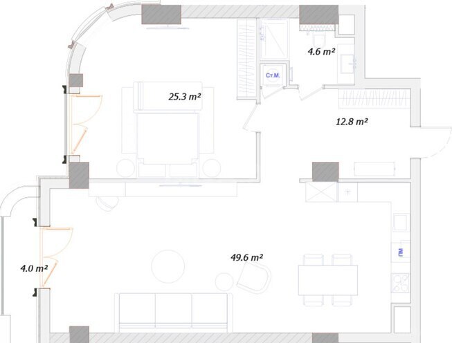 Satılır 2 otaqlı yeni tikili 112.1 m², Nardaran q., photo 20 from 21