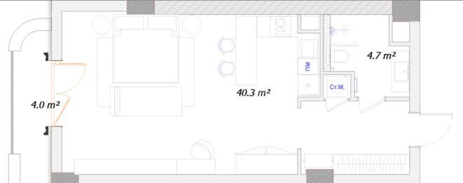Продаётся 1-комн. новостройка 61 м², пос. Нардаран, photo 20 from 21