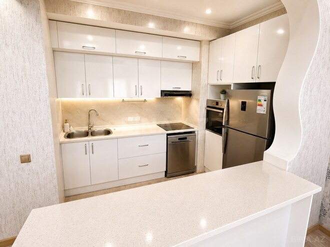 İcarəyə verilir 2 otaqlı yeni tikili 90 m², Nizami m., photo 4 from 17