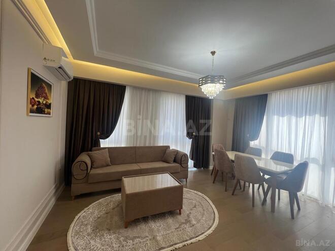 İcarəyə verilir 3 otaqlı yeni tikili 110 m², Bakmil m., photo 3 from 20