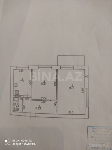 Продаётся 2-комн. вторичка 55 м², м. Элмляр Академиясы, photo 17 from 23
