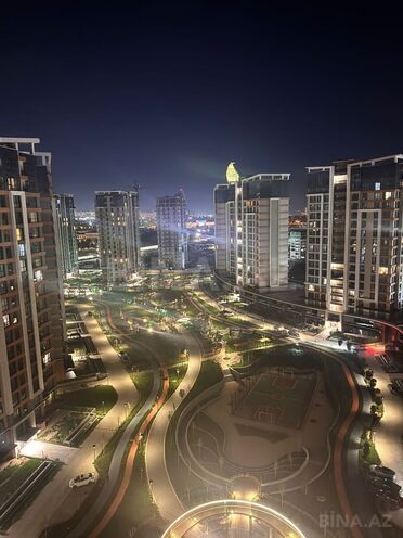 İcarəyə verilir 4 otaqlı yeni tikili 129 m², Bakmil m., photo 1 from 28